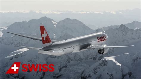 Fabulous views: new SWISS Boeing 777 above the Alps .